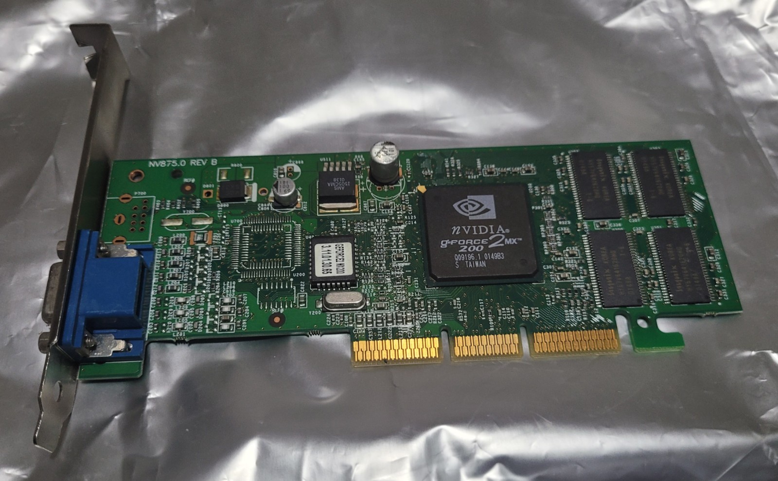 NVIDIA GFORCE 2 MX 200 6002023 GRAPHIC CARD VGA, PLEASE READ