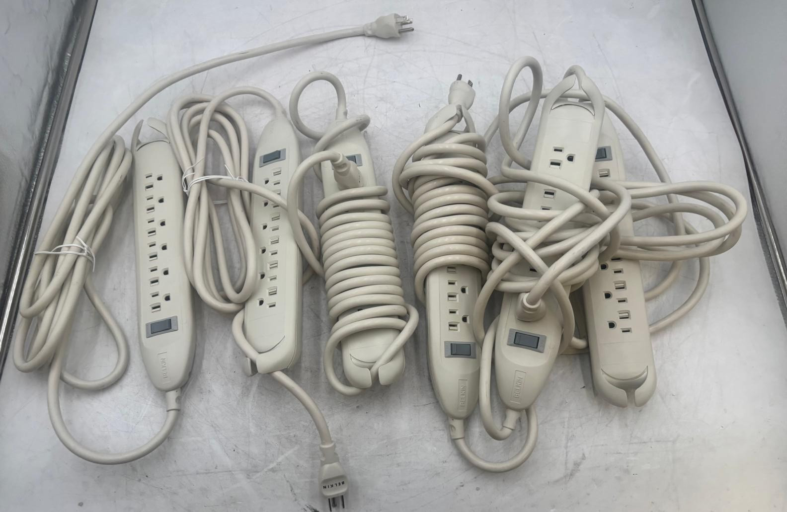 Lot of 6 Belkin F9D160-12 6 Outlet Power Strip