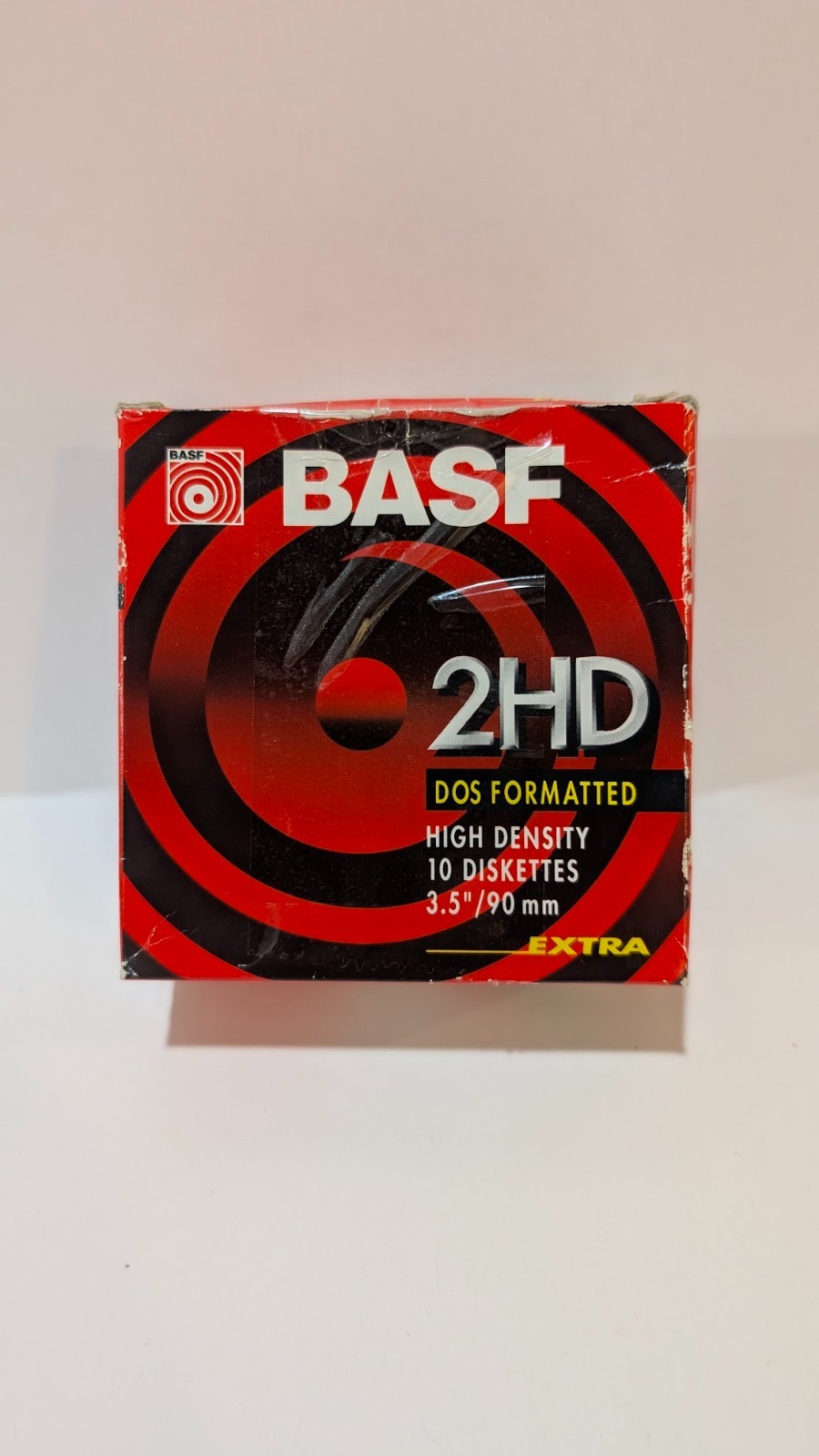 BASF 2HD DOS Formatted 3.5" Diskettes [Open Box} 9 out of 10 disks.