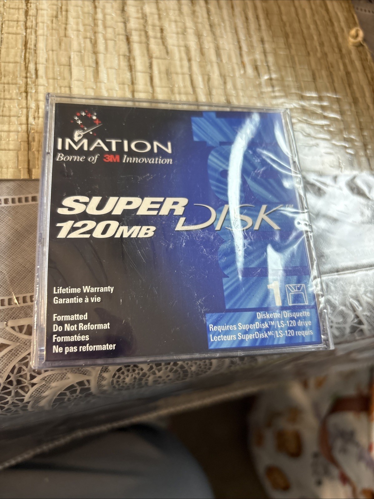 IMATION 120MB Super Disk LS 120 (Single Disk) Sealed