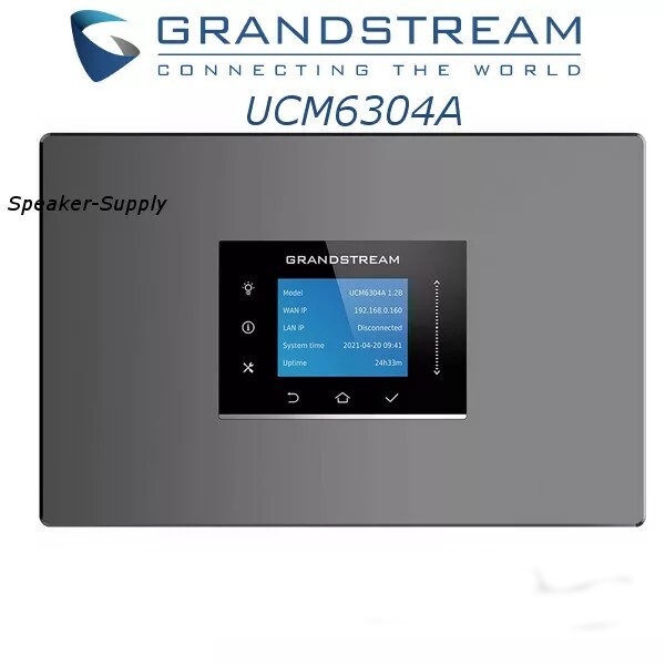  -- AUDIO ONLY -- Grandstream UCM6304A IP PBX 4FXO 4FXS Appliance 1000 Users