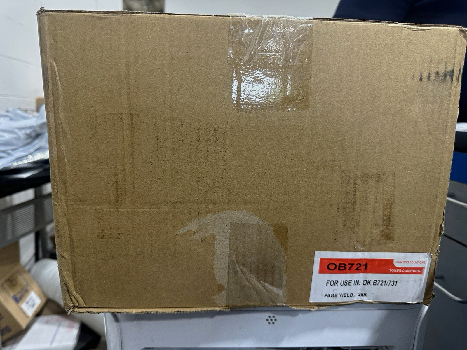 OB721 Toner Cartridge Brown for OKI B721 B731 OKI B Series, 25K Page Yield