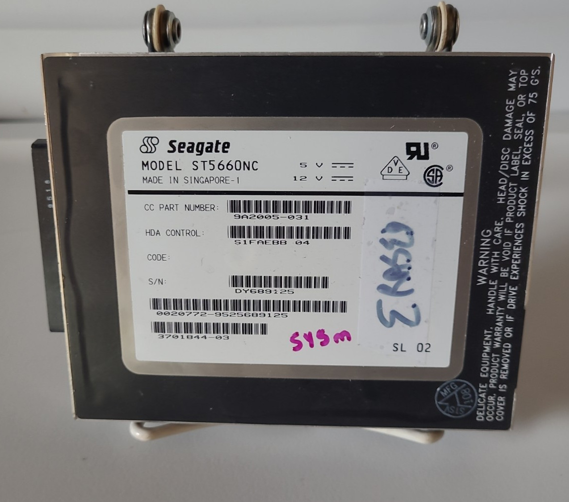 Seagate	ST5660NC 545m 5400 80-pin fast scsi-2