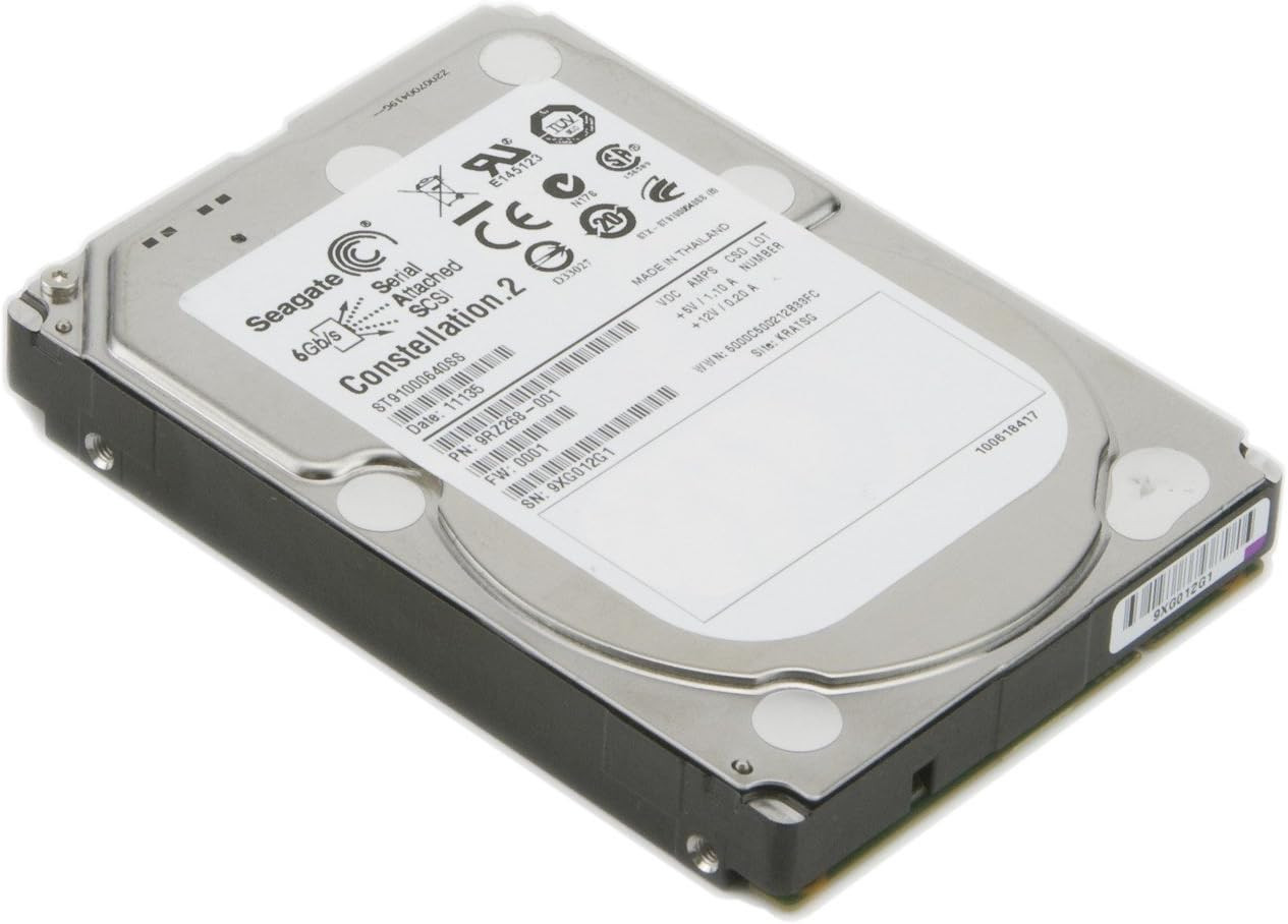 Seagate Constellation.2 HDD-ST91000640SS 1TB 7200 RPM 64MB Cache 2.5" SAS 6Gb/S