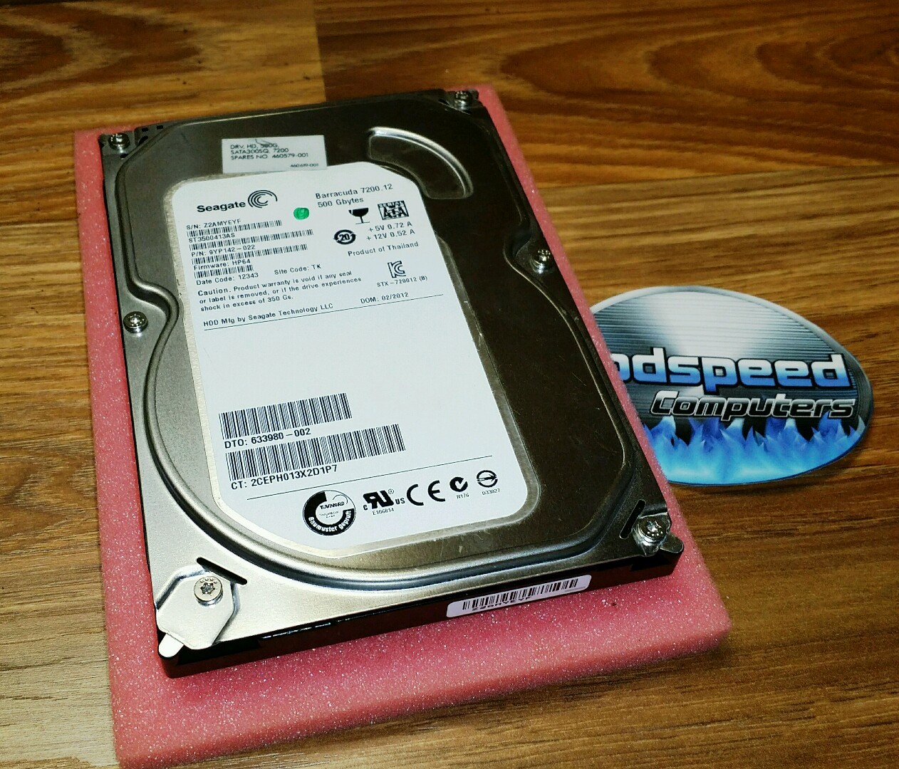 Dell Dimension E521 - 500GB SATA Hard Drive - Windows XP Media Center Edition
