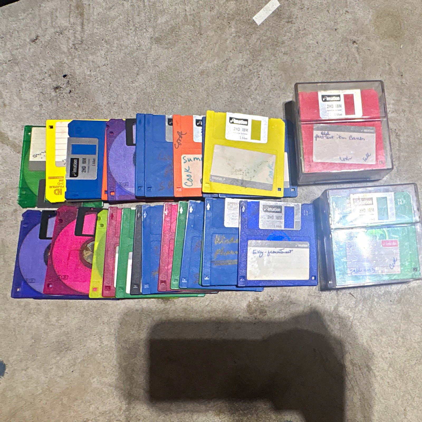 Imation 3.5in 2HD IBM Format 1.44MB 3½-Inch Floppy Disk Lot