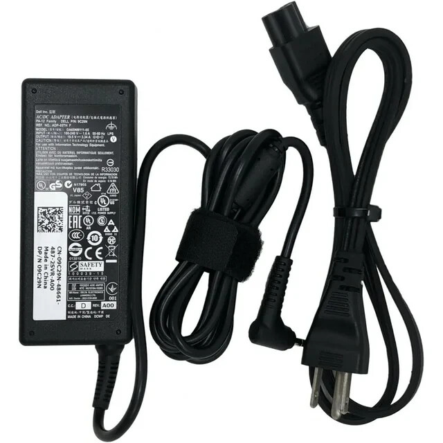Genuine 65W Adapter For Dell Inspiron 20 3000 3043 i3043 Series i3043-1250BLK