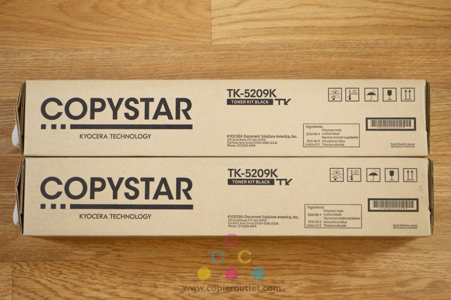Lot of 2 Genuine Copystar TK-5209 Black Toner Cartridge Copystar CS356ci CS358ci