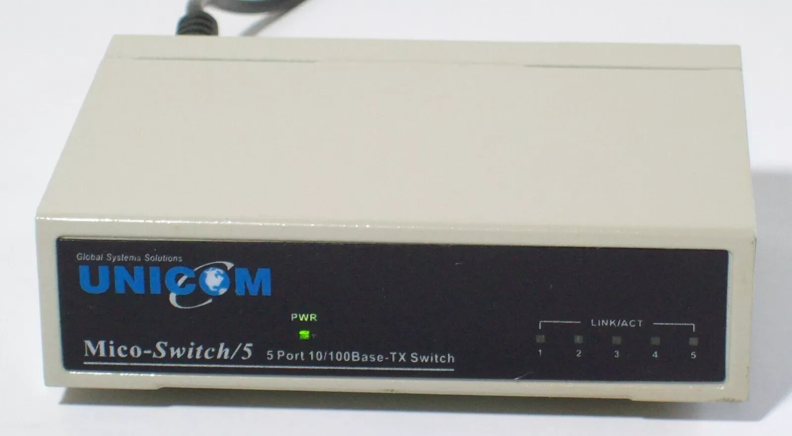 Unicom Micro Switch-5 5-PORT 10/100BASE-TX Switch Tested FEP-32005T-1 Mico