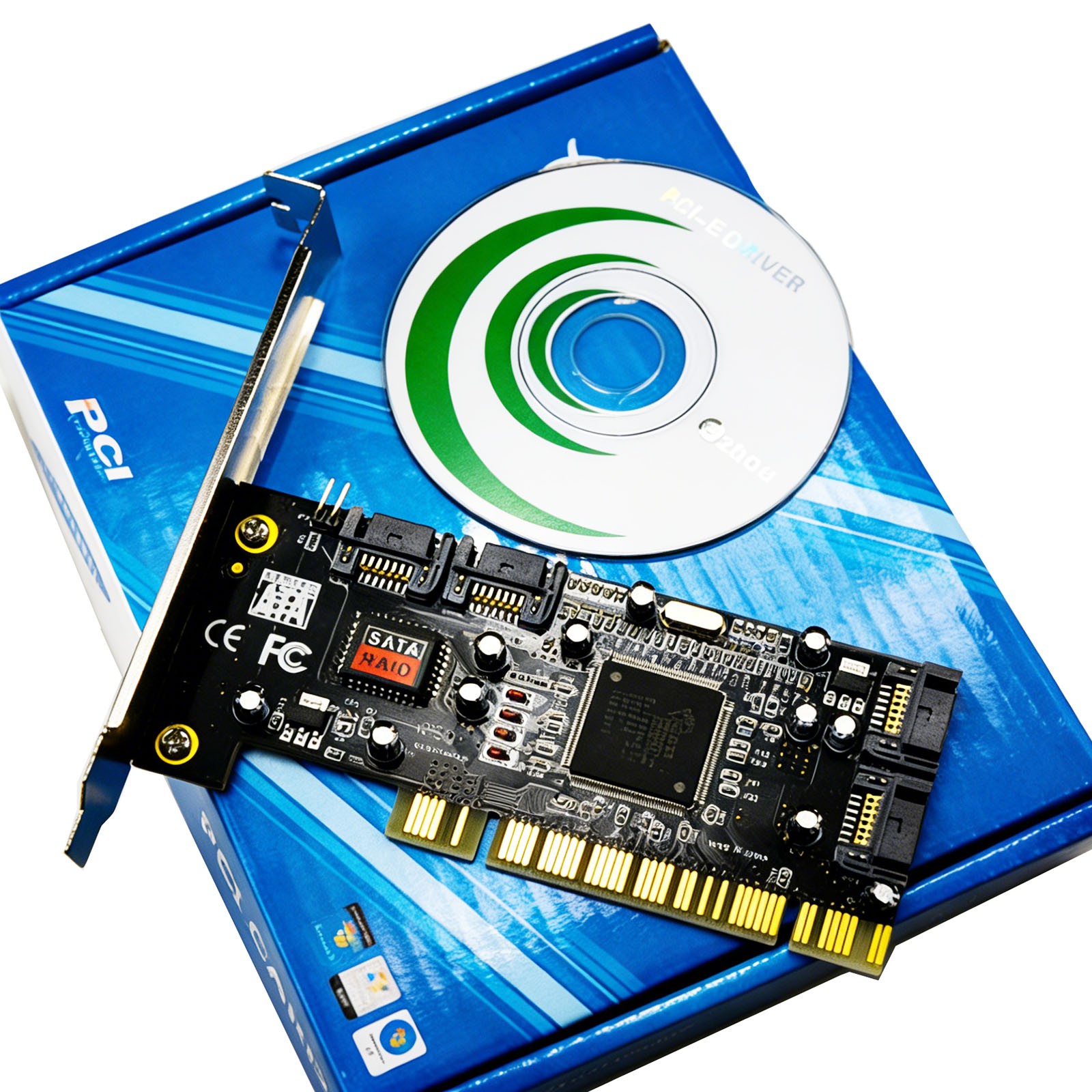 PCI to 4 Ports SATA Controller RAID CARD Pci sata Sil3114 Supports 3TBx4 HDD