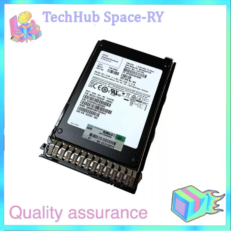 1PCS P49048-B21 NEW HPE P49746-001 2.5'' 1.6TB SAS 12G MU GEN9 GEN10 Server SSD