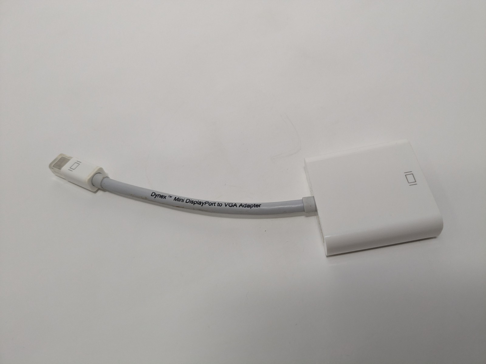 DYNEX MINI DISPLAYPORT TO VGA ADAPTER CORD CABLE ADAPTER