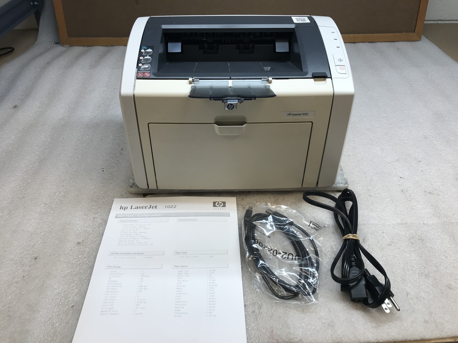 HP LaserJet 1022 Monochrome Laser Printer 2K Page Count - Tested