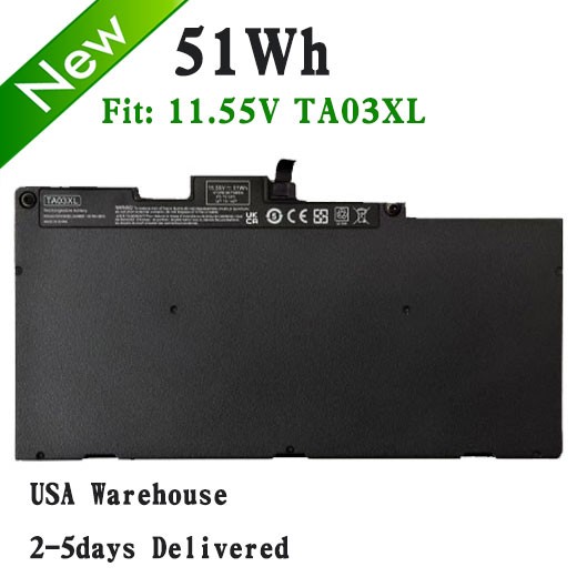 Battery TA03XL For HP EliteBook 755 840 848 850 G4 ZBook 14u 15u G4 854108-850