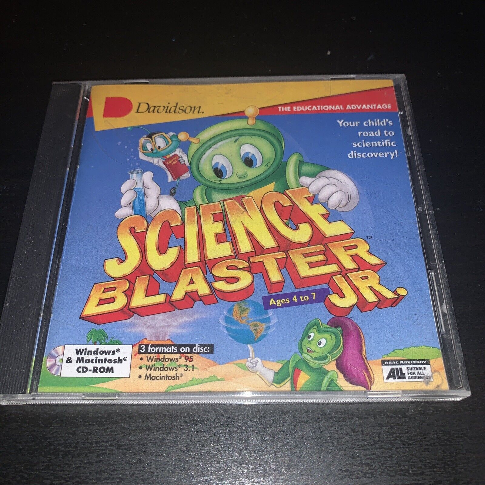 Davidson Science Blaster Jr. Windows 95 / Windows 3.1 / Mac OS  CD-ROM 