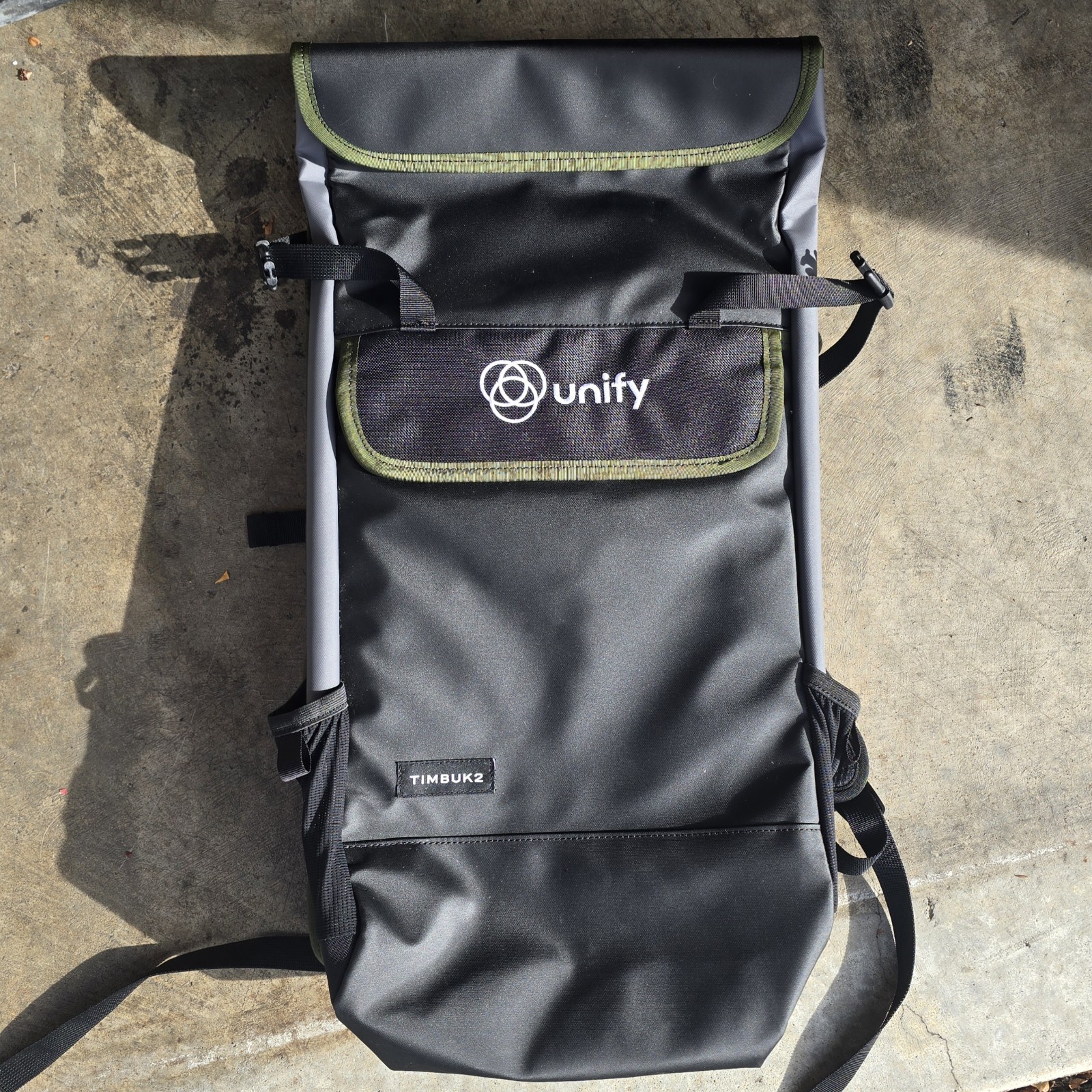 TIMBUK2  Prospect Standard Weatherproof Backpack Blue Gray *LOGO* NWT