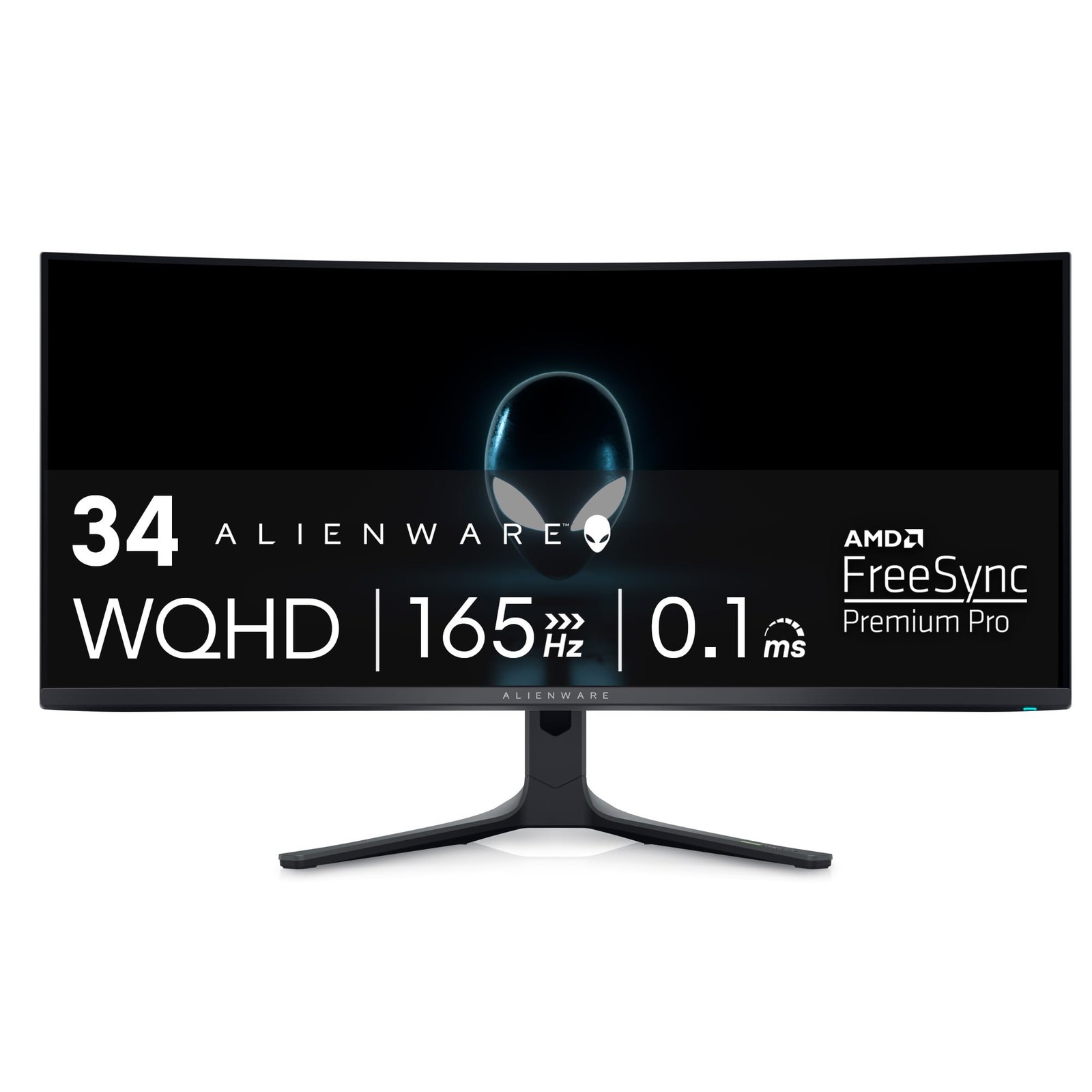 Alienware AW3423DWF 34in Curved QD-OLED Gaming Monitor 165Hz 0.1ms Black