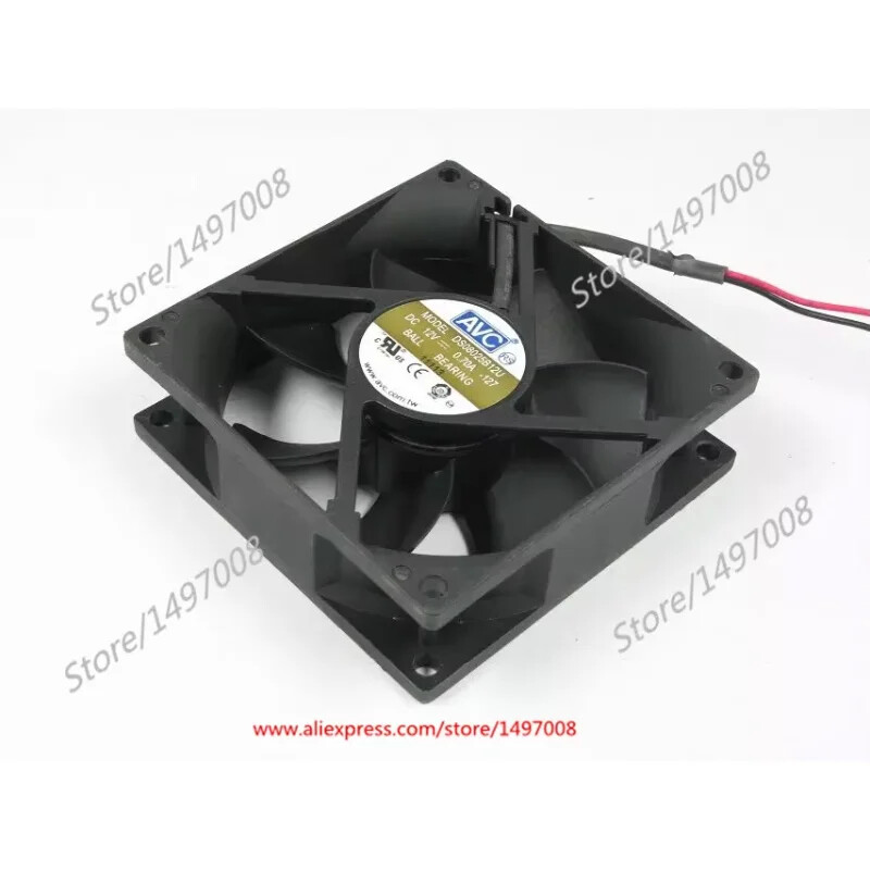 AVC DS08025B12U 127 DC 12V 0.70A 80x80x25mm Server Cooling Fan