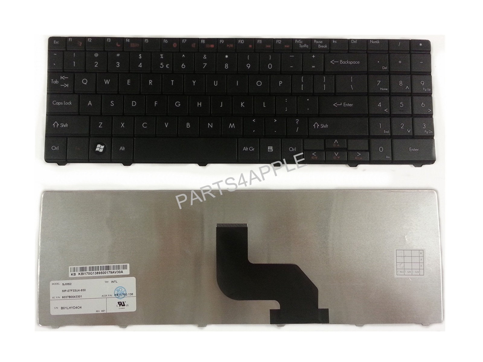 New Original Genuine Laptop Keyboard for Acer ASPIRE 5517-1216 5517-1227