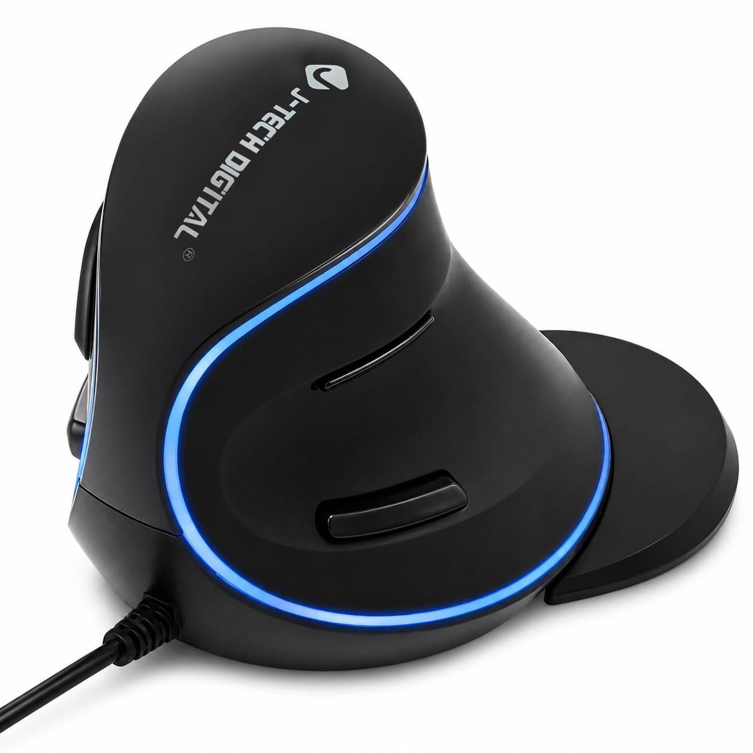 J-Tech Digital Wired Ergonomic Vertical USB Mouse with Adjustable Sensitivity...