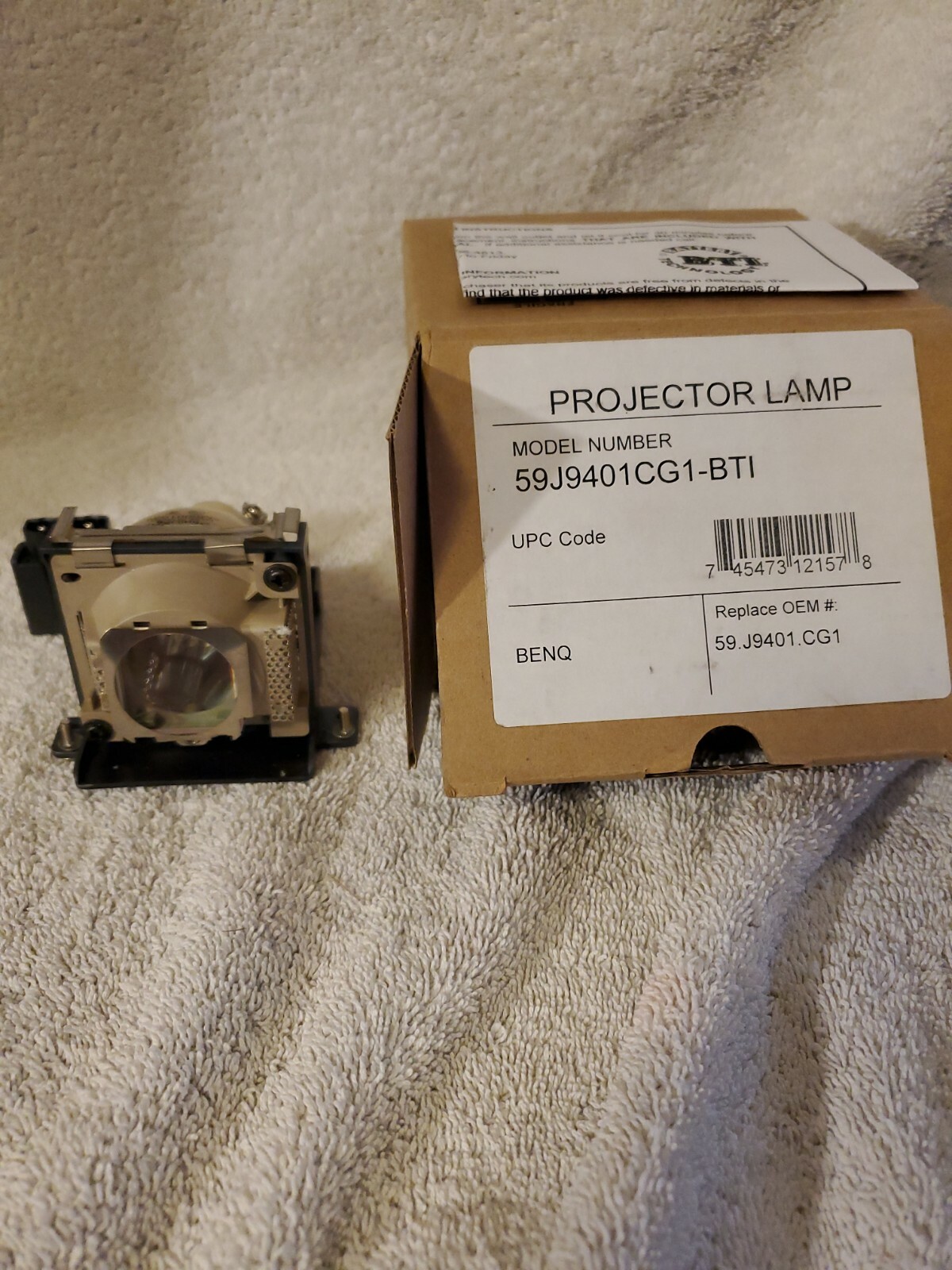 Brand New BTI 59J9401CG1-BTI 250W Benq Projector Lamp Replacement Bulb