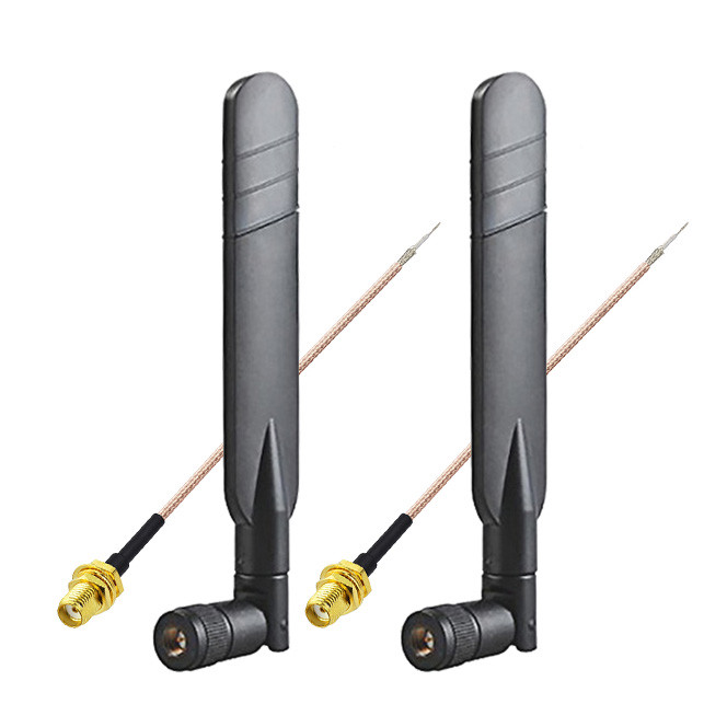 868MHz 915MHz 2.4GHz Z-Wave Zigbee Smart Home 5dBi Antenna,15cm SMA Cable 2pcs