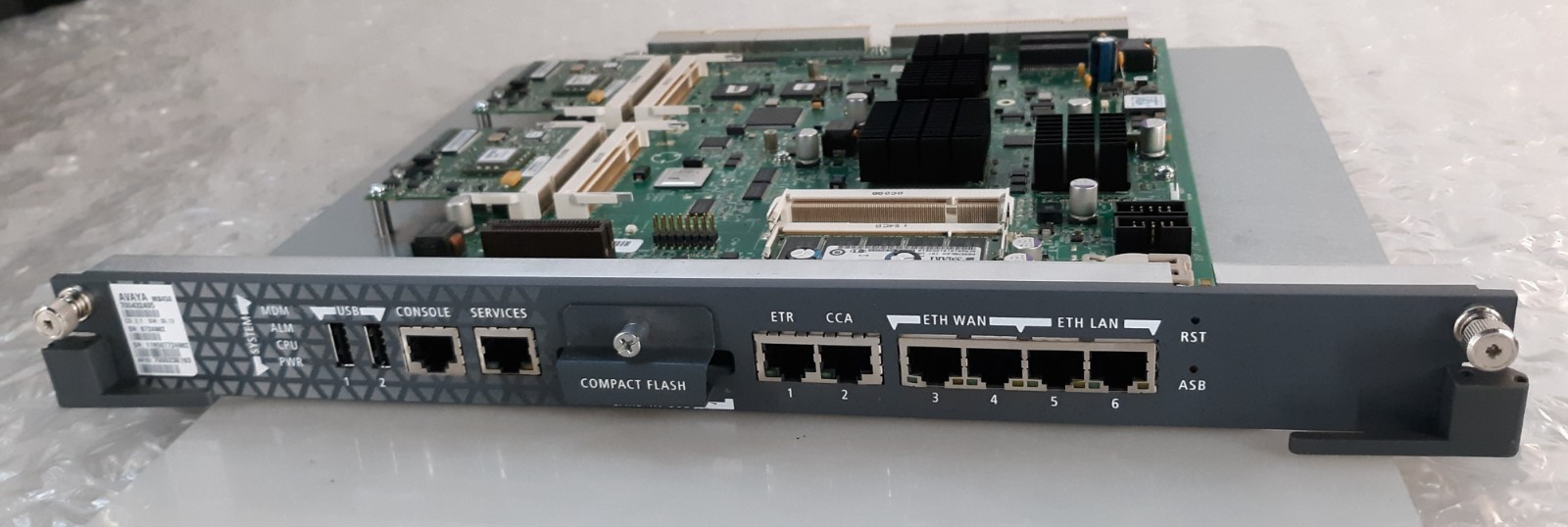 Avaya MB450 Control Card for G450 RJ-45 NO Compact Flash Card