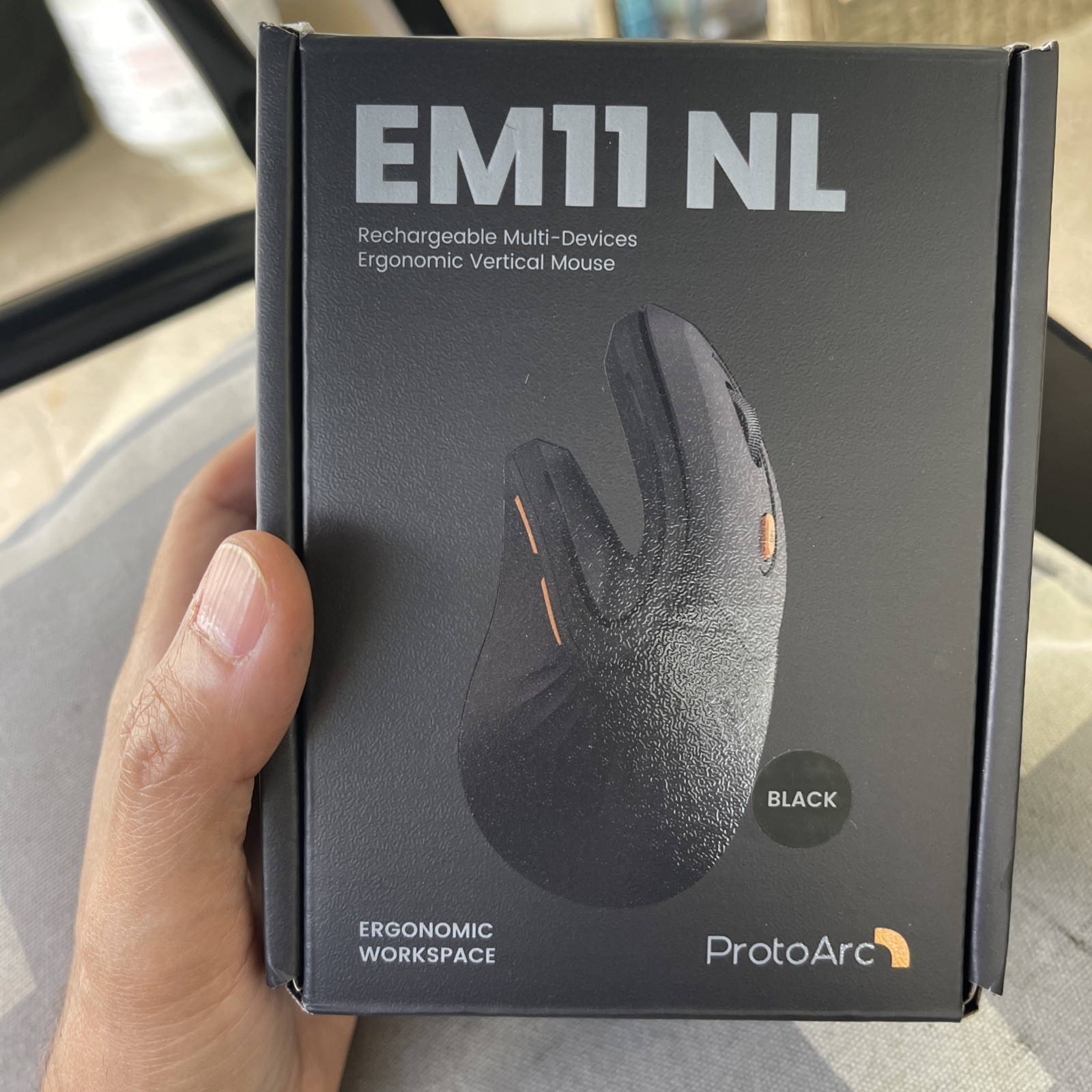 ProtoArc Ergonomic Vertical Mouse, EM11 NL Bluetooth Mouse Wireless, Ergo Mouse
