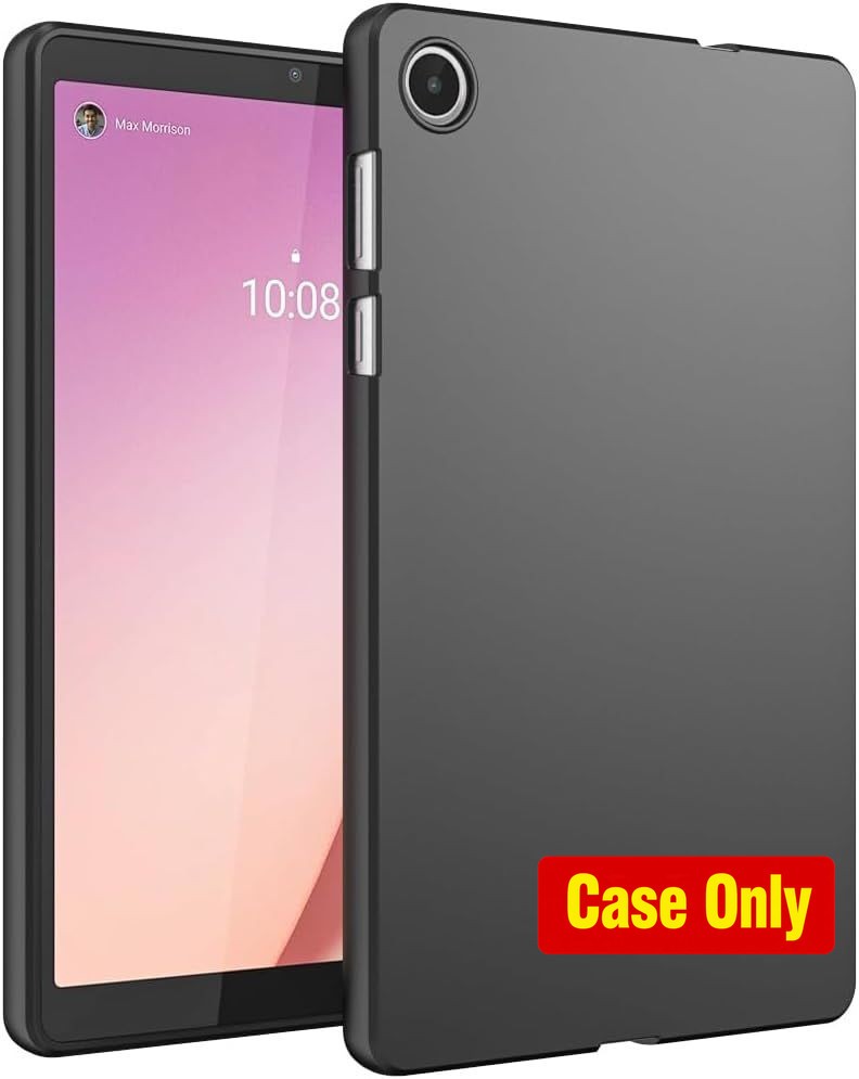 Lenovo Tab M8 4th Gen 2024 Case, Black Soft Thin Protective Cover for 8" Tablet