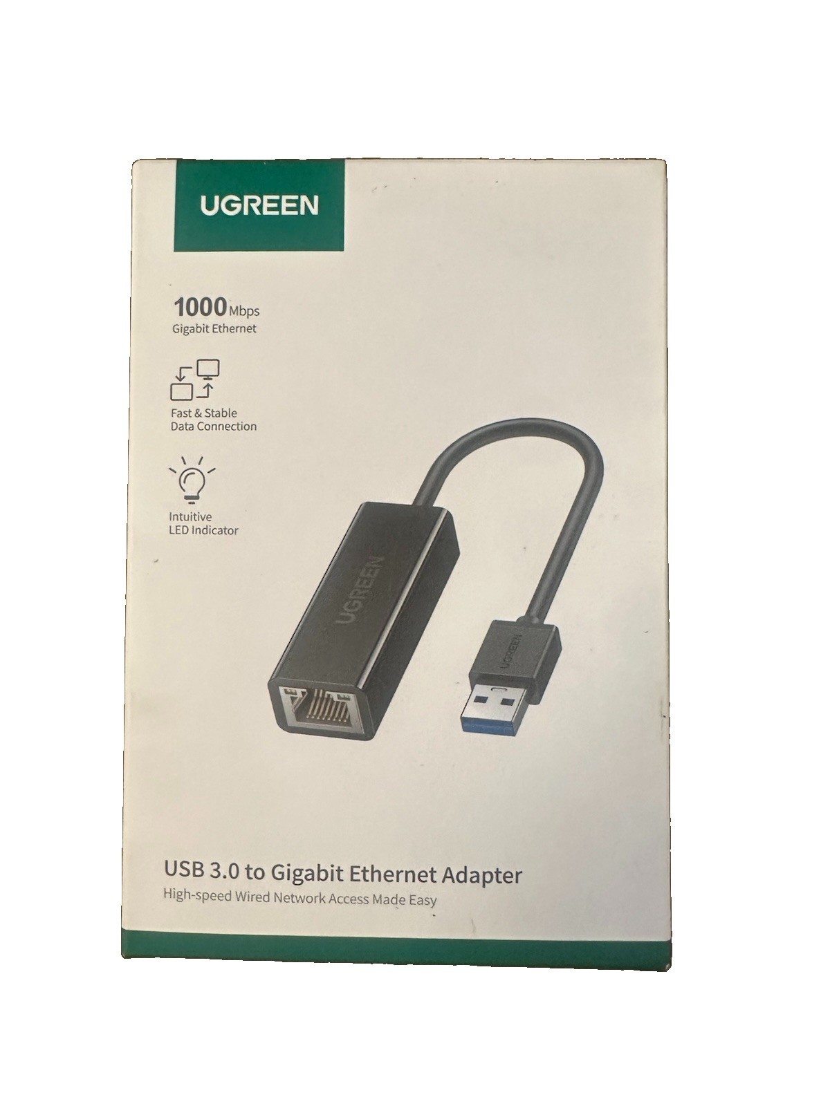 UGREEN USB 3.0 to Gigabit Ethernet Adapter Laptop/PC/MacBook & Nintendo Switch