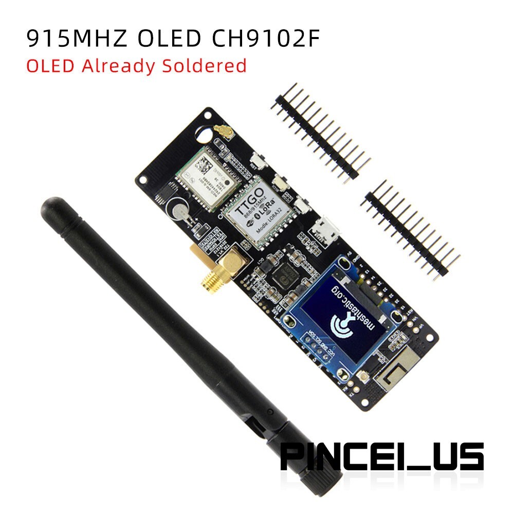 LILYGO Meshtastic T-Beam V1.2 ESP32 LoRa Bluetooth Development Board 915Mhz