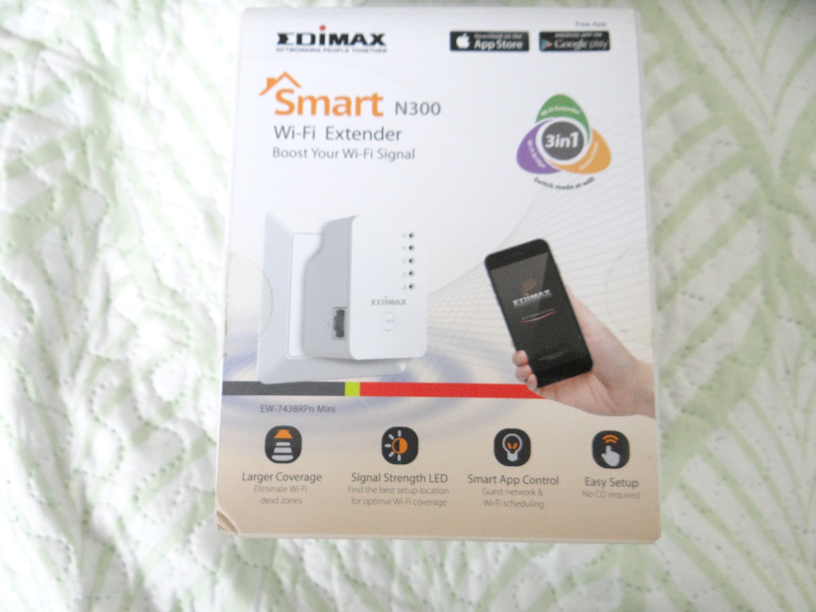 Edimax Smart N300 (EW-7438RPN) Universal Wi-Fi Range Extender