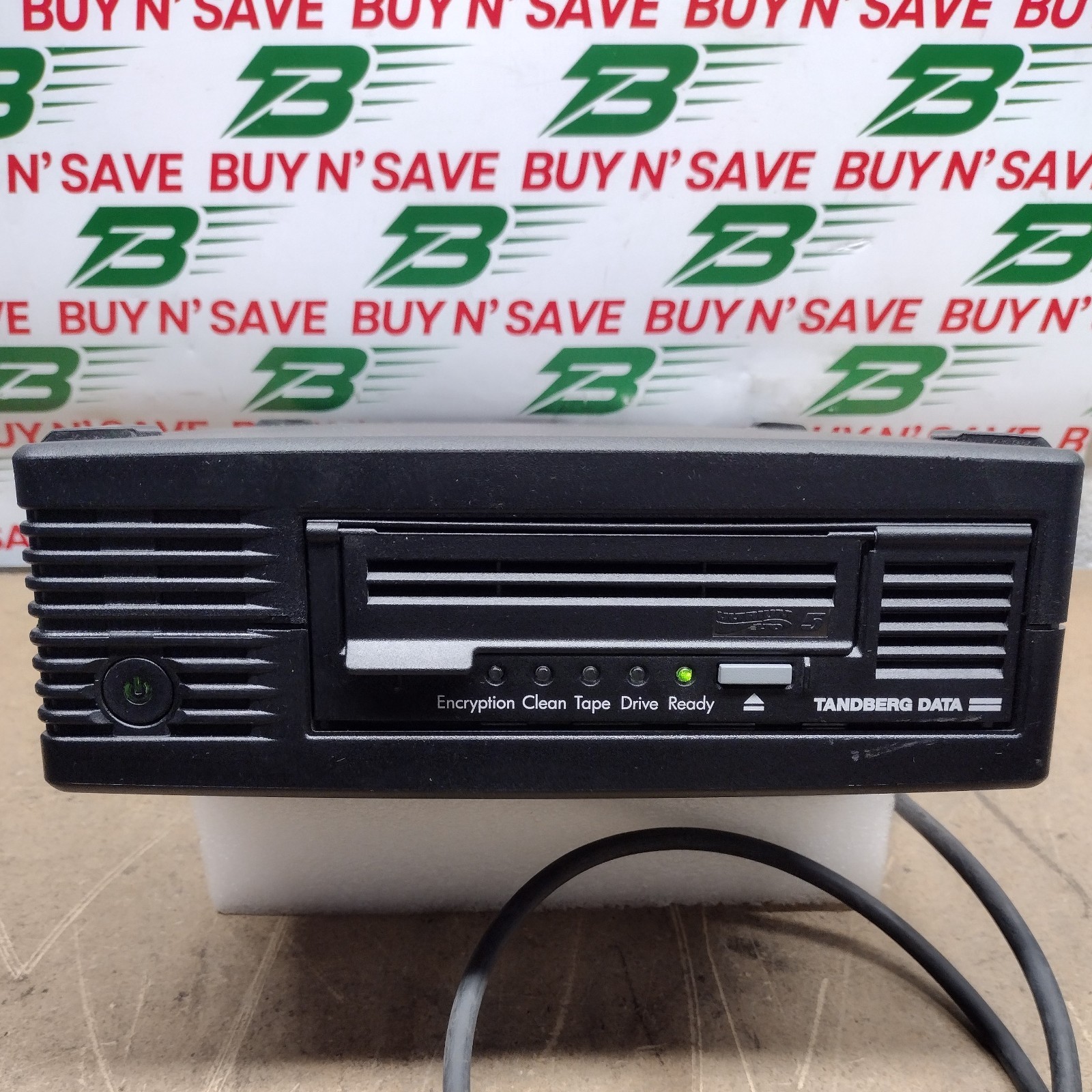 Tandberg Data 3520-LTO External Tape Drive AQ281E#350 w/Power Cord - USED