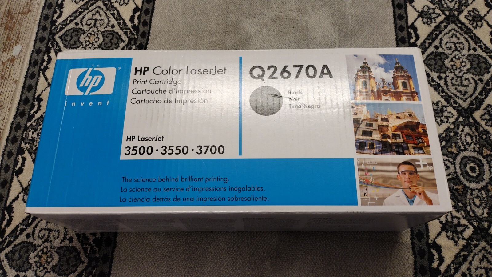 Q2670A HP Color NEW LaserJet Black Print Cartridge 3500 3550 3700