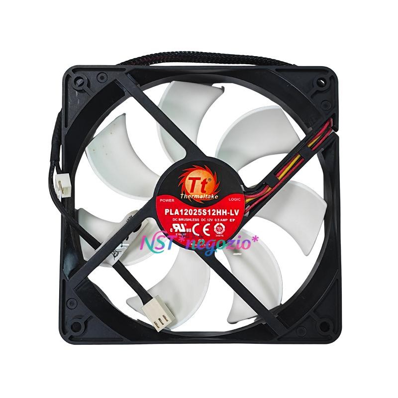 1 Pc. Chassis Cooling Fan 12025 DC12V 0.5A 12CM 2+3Pin  PLA12025S12HH-LV