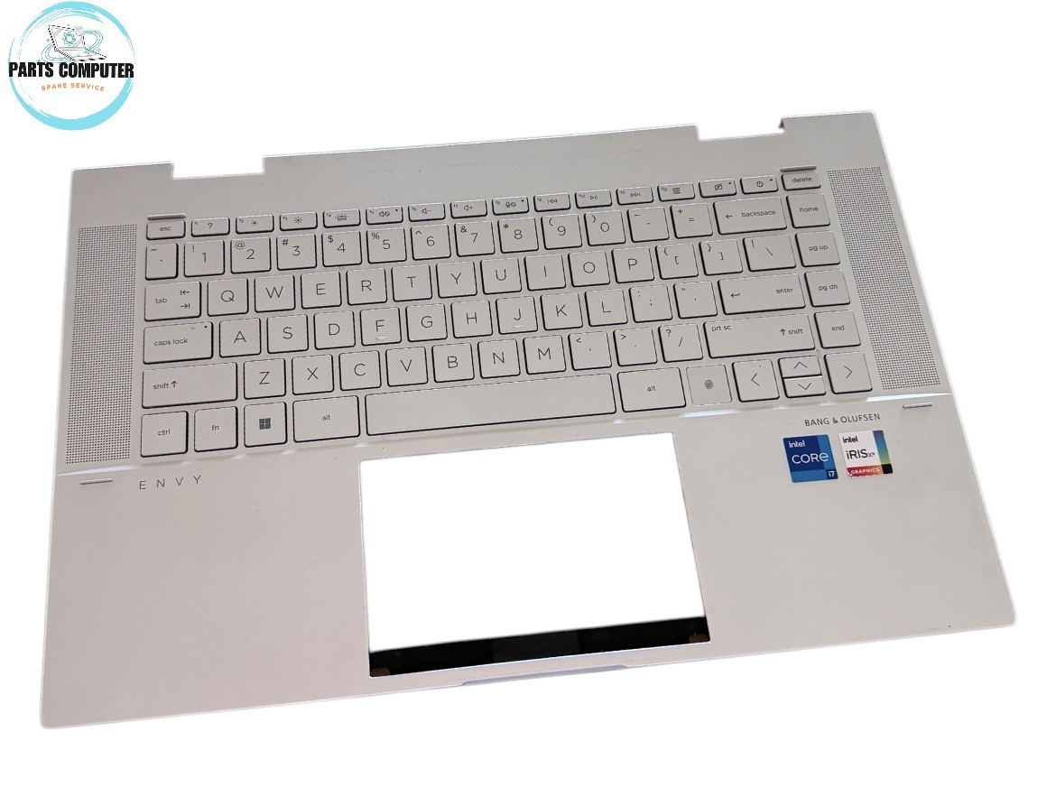 M45474-001 - Palmrest+Backlit Keyboard US silver HP Envy 15-ES 15M-ES (Grade A)
