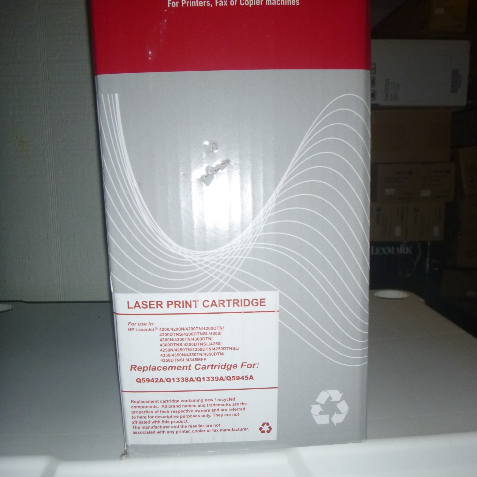 Laser  Toner Q1338A, Q1339A, Q5942X Q5945A, 42x  4200/4250/4300/4350/4345 ZXJC4