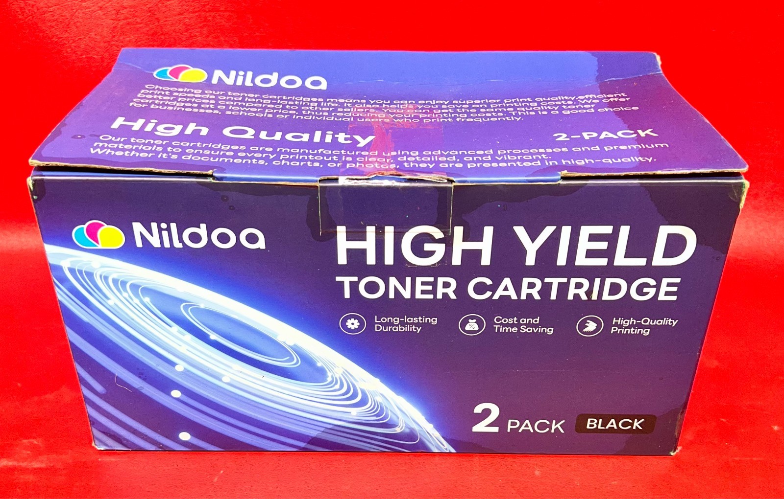 NEW TN 650 TN650 TONER CARTRIDGE REPLACEMENT for BROTHER TN650 BLACK 2 PACK