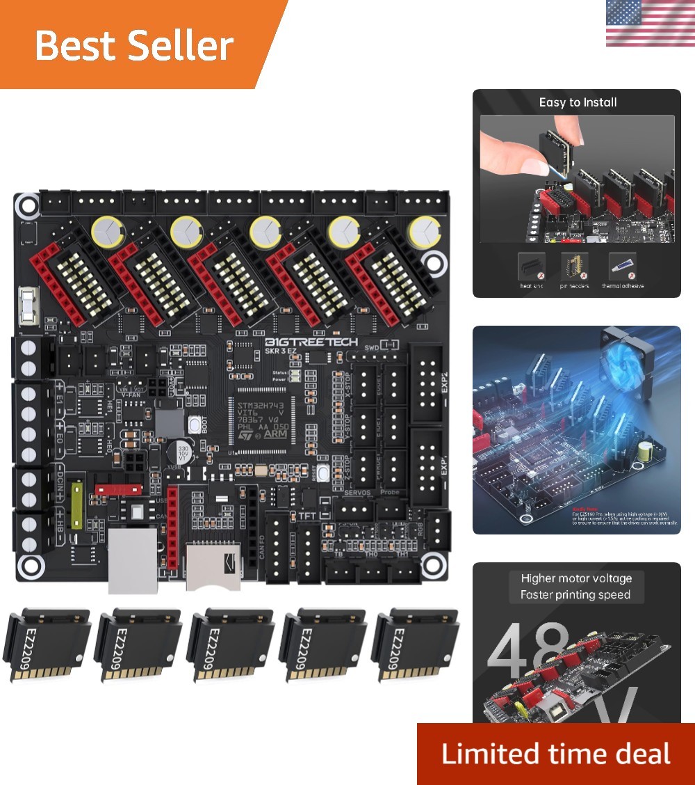 SKR 3 EZ Control Board 32bit New Upgrade Silent Board Support EZ2209/ EZ5160/...