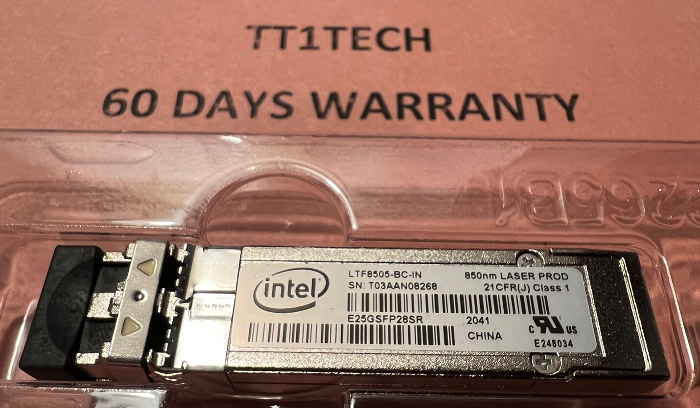 Intel E25GSFP28SR 10G/25GBASE-SR E25GSFPSR 068X15 SFP28 SR 25G LTF8505-BC-IN
