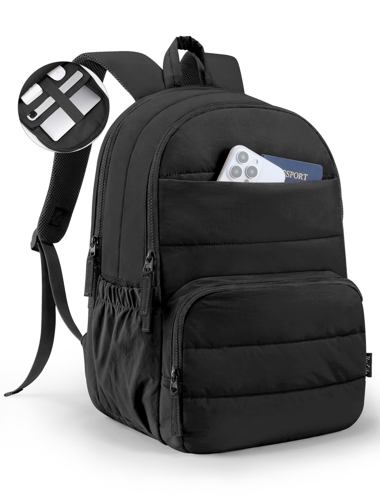 Travel Backpack for Women, 15.6 Inch Laptop Backpack, Quilted College Bookbag...