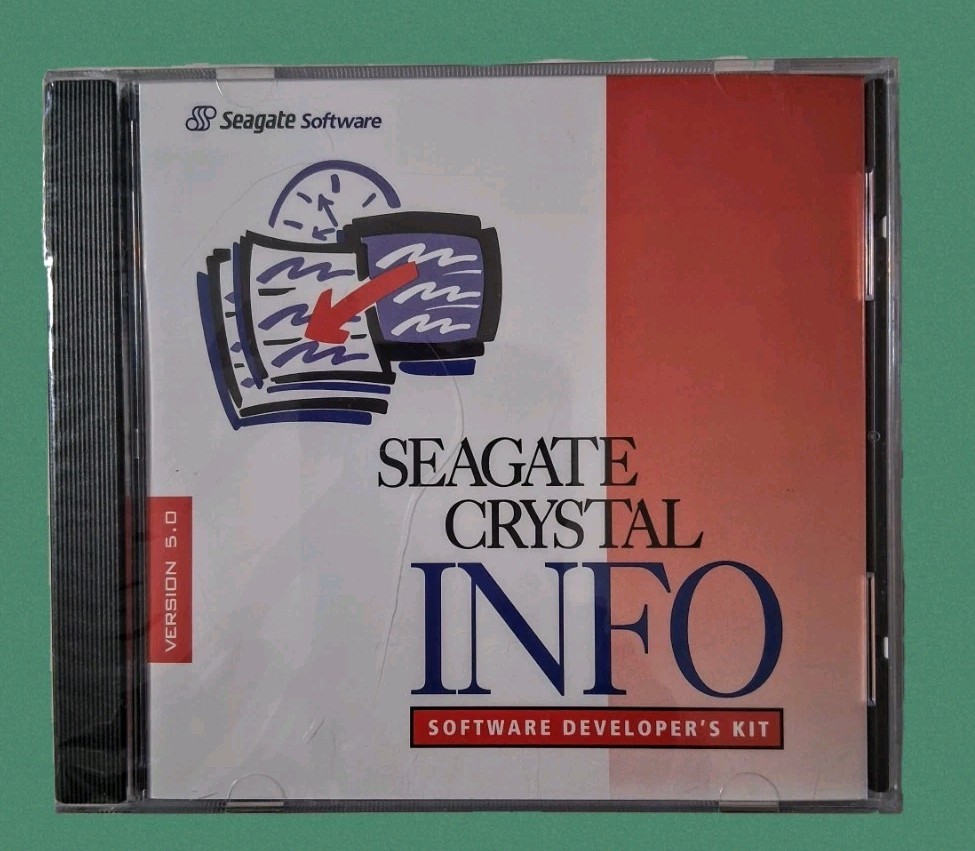 Seagate Crystal CD Rom 5.0 Software Developers Kit SDK 1997 New Sealed
