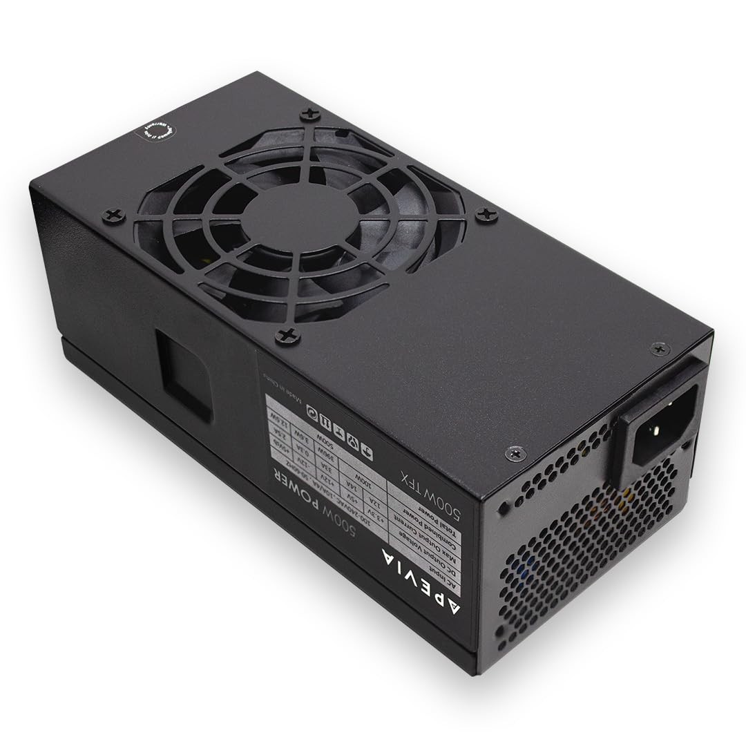 Apevia Tfx Pfc500w 500W Atx Power Supply Active Pfc With Multiple Protections