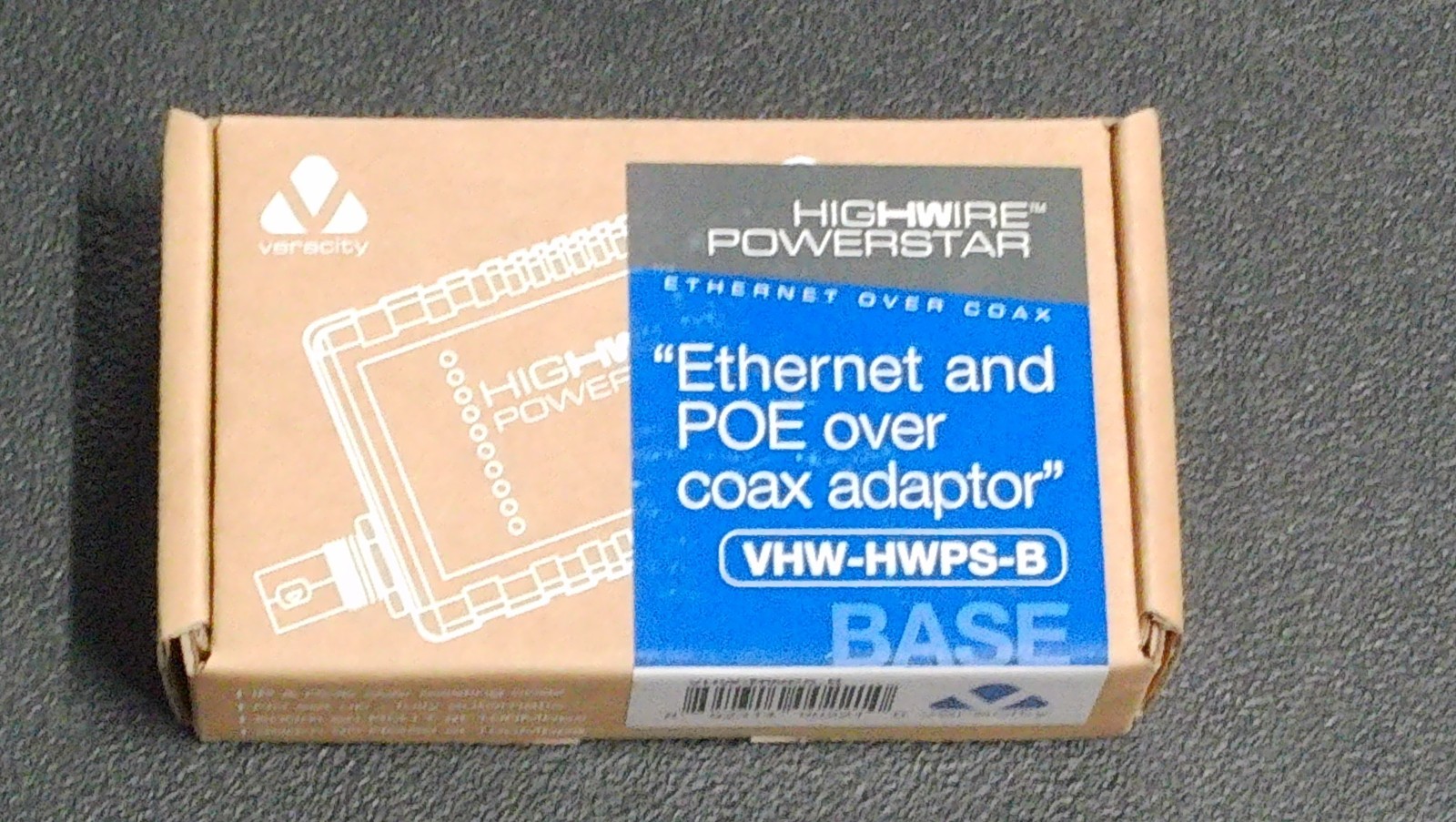 Ethernet and POE over coax adaptor