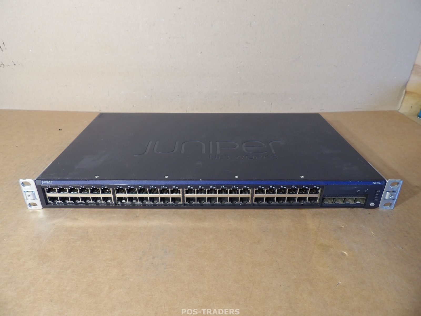 Juniper EX2200-48T-4G 48-Port Gigabit Ethernet Switch 750-026325 REV. 16+ EARS