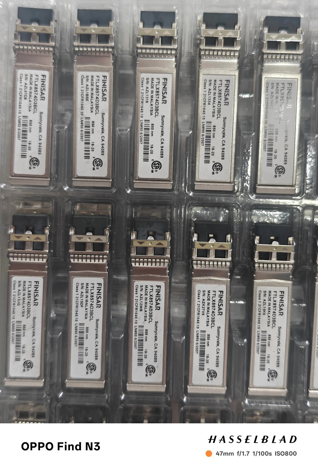 1PC Original Finisar FTLX8574D3BCV SFP+ 10GbE SR Transceiver Module
