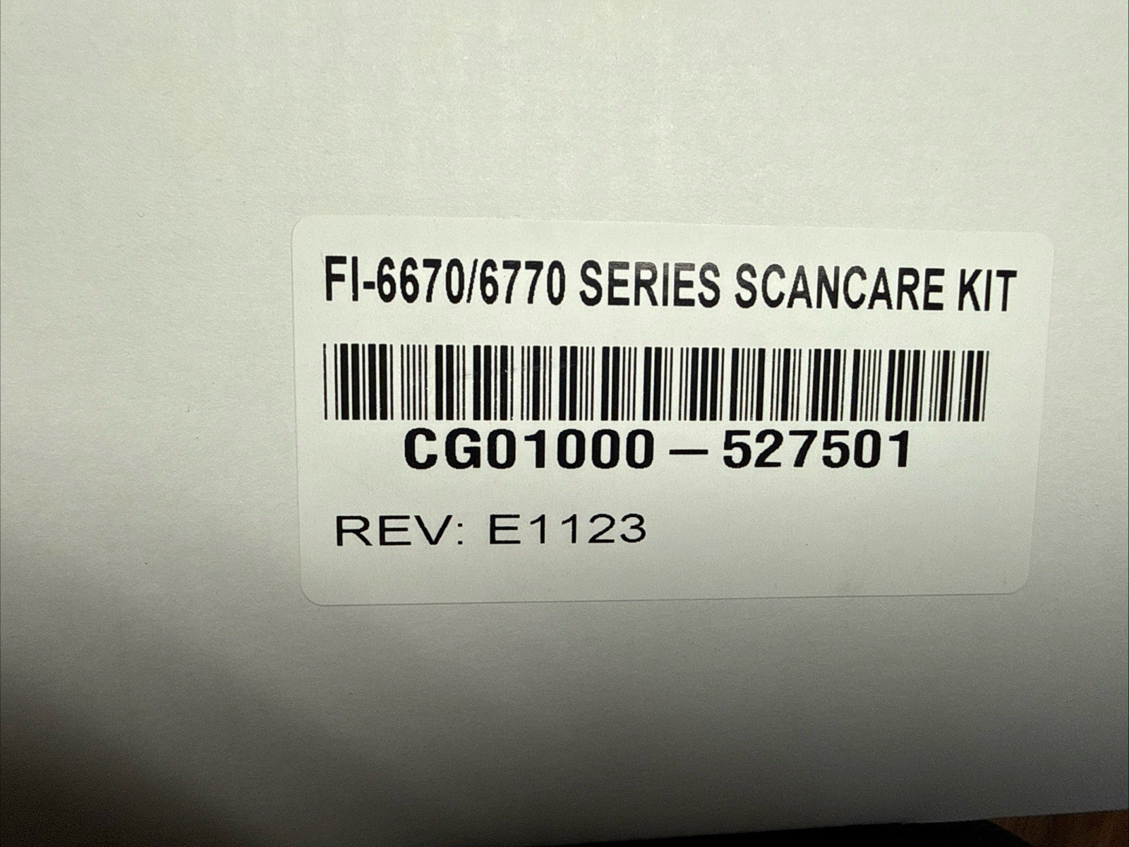 NEW SEALED Fujitsu fi-6670/6770 Series ScanCare Scanner Kit CG01000-527501