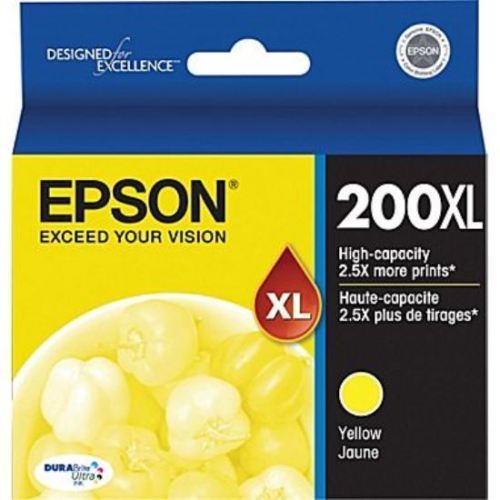 NEW Epson 200XL Yellow ink Cartridge T200XL420 GENUINE
