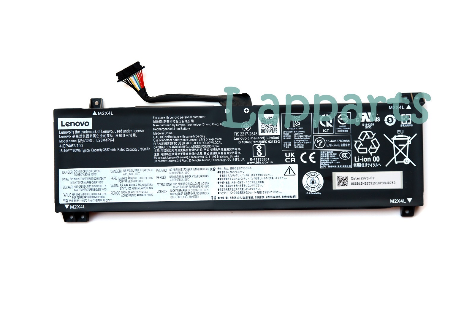 Original L23D4PK4 L23M4PK4 Battery for Lenovo LOQ 15IRX9 15AHP9 15IAX9 15i Gen 9