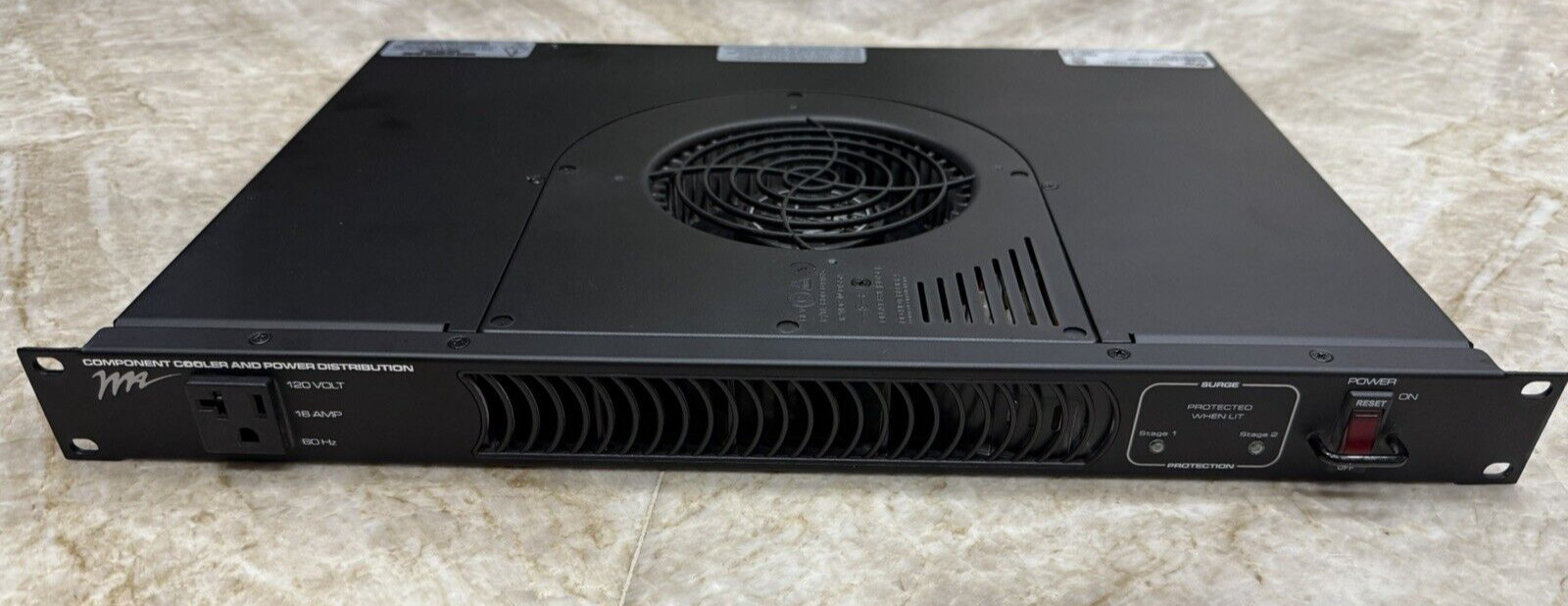 Middle Atlantic PDCOOL-1120R PowerCool Rack Mount Power Distribution Cooling Fan